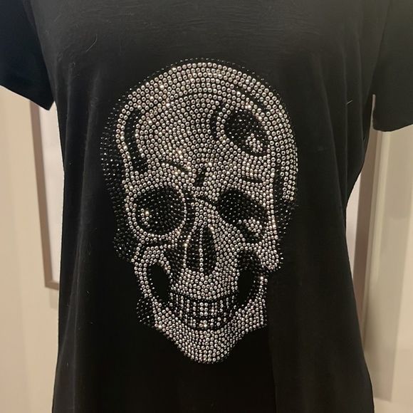 Kings Of Cole Rhinestone skull head tee - Picture 3 of 6